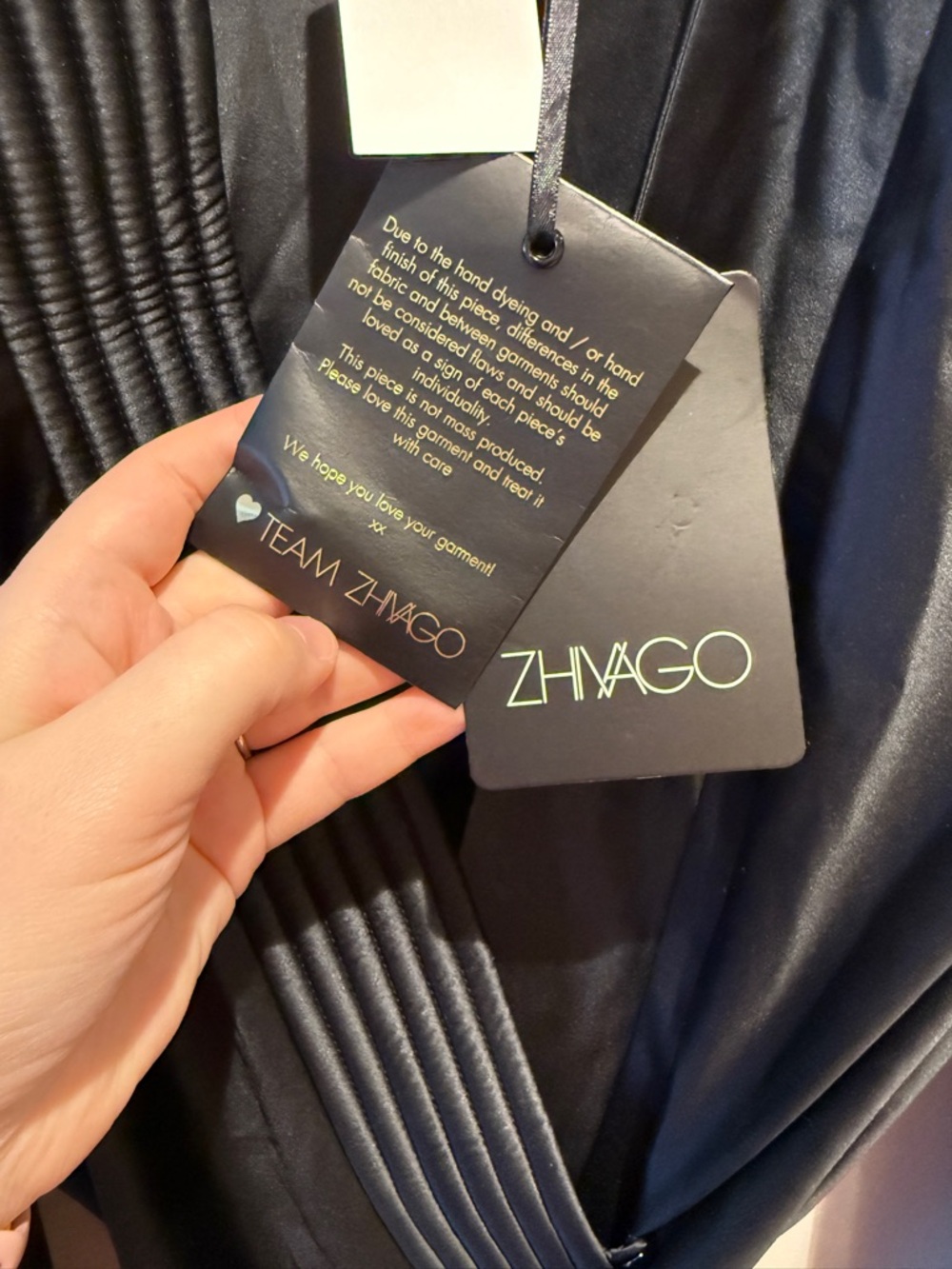 Zhivago NWT Cala Conta Satin Minidress size 6 - Picture 11 of 13